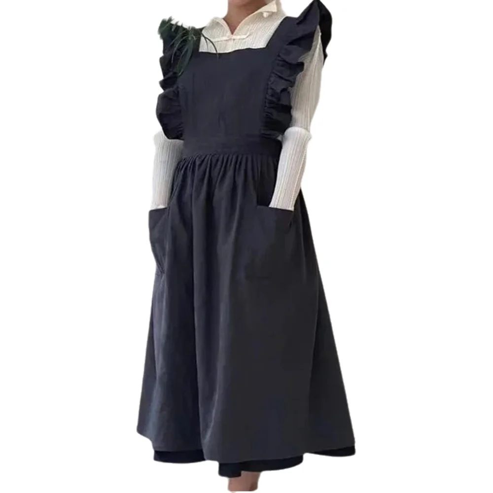 Kitchen Baking - Tablier Vintage en coton et lin,