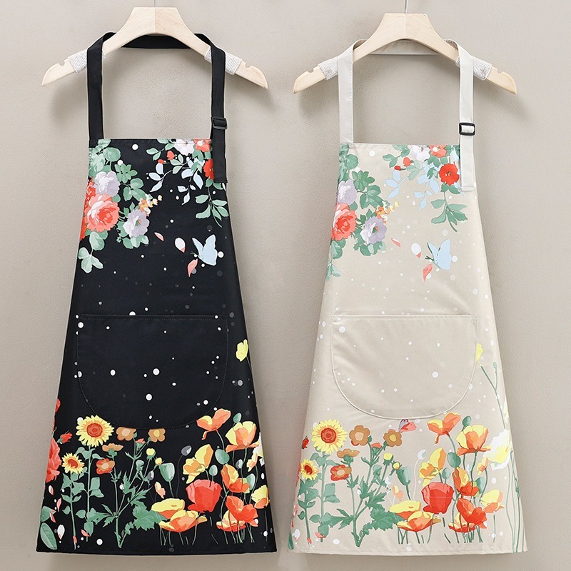 Kitchen Baking Drawing - Tablier de cuisine domestique imperméable et
