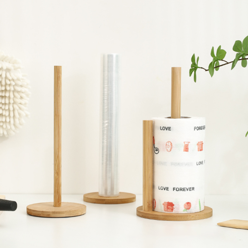 Kitchen Baking Paper Holder - Porte-serviettes en papier en bambou, 1