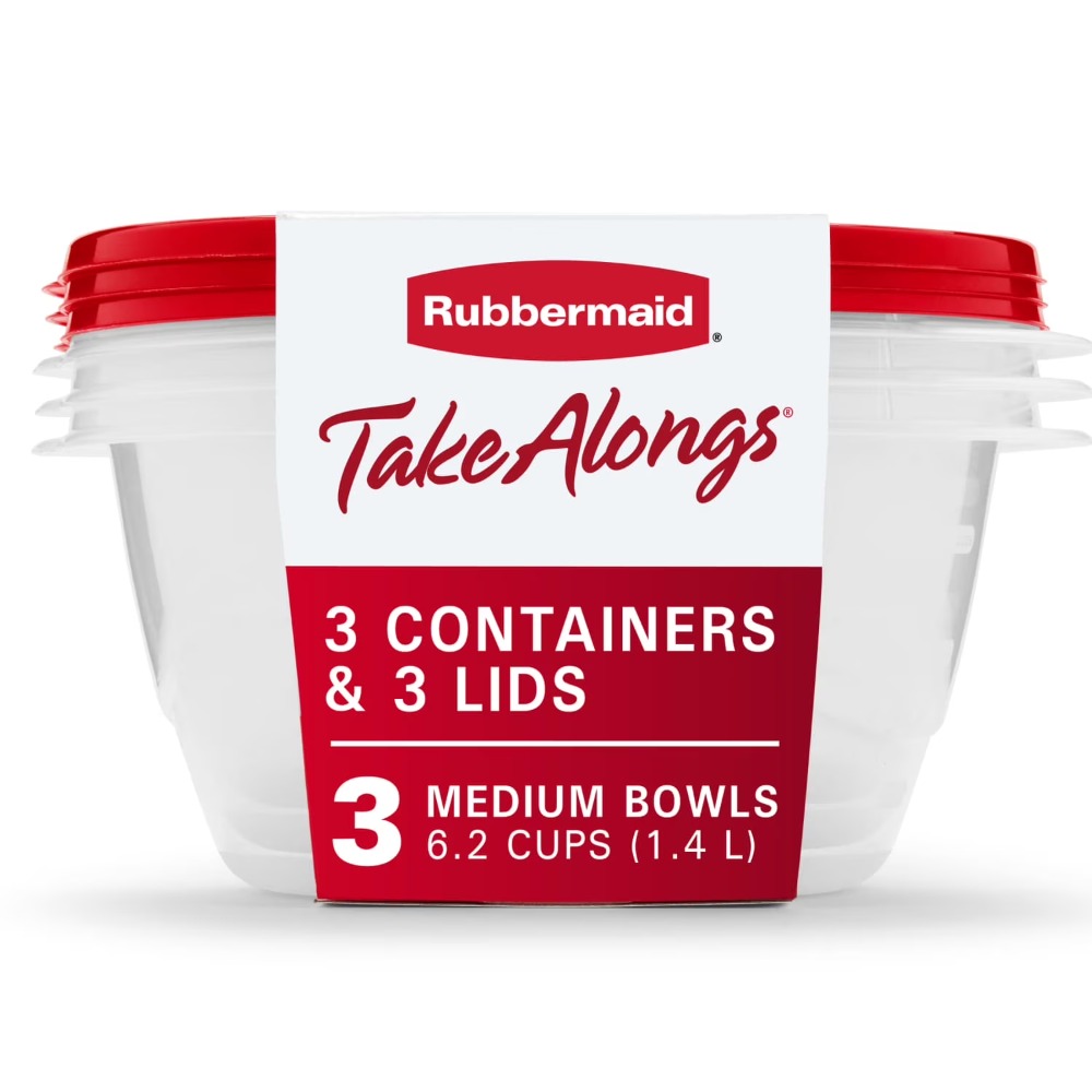 Baking (Kitchen Ingredient) - Grands récipients ronds pour aliments avec