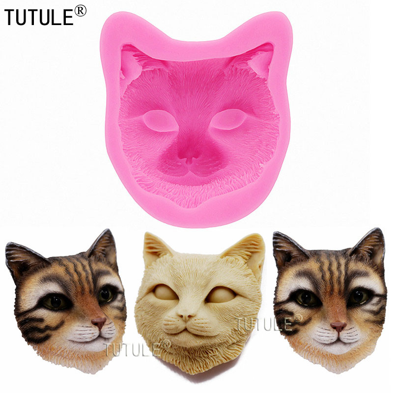 Pastry Brush Silicone - Moule en silicone tête de chat