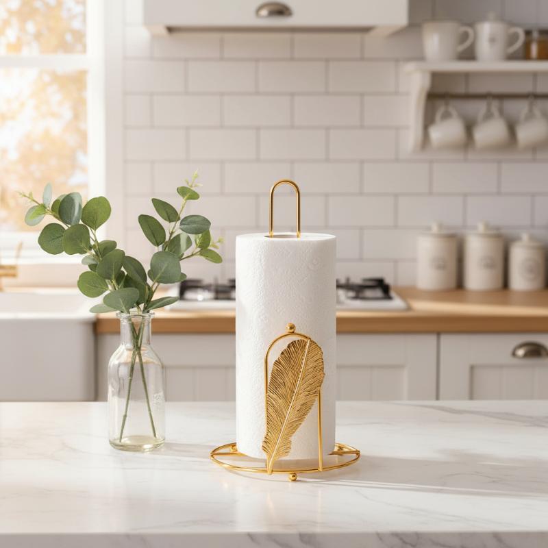 Kitchen Baking Paper Holder - # Support de papier essuie-tout autoportant