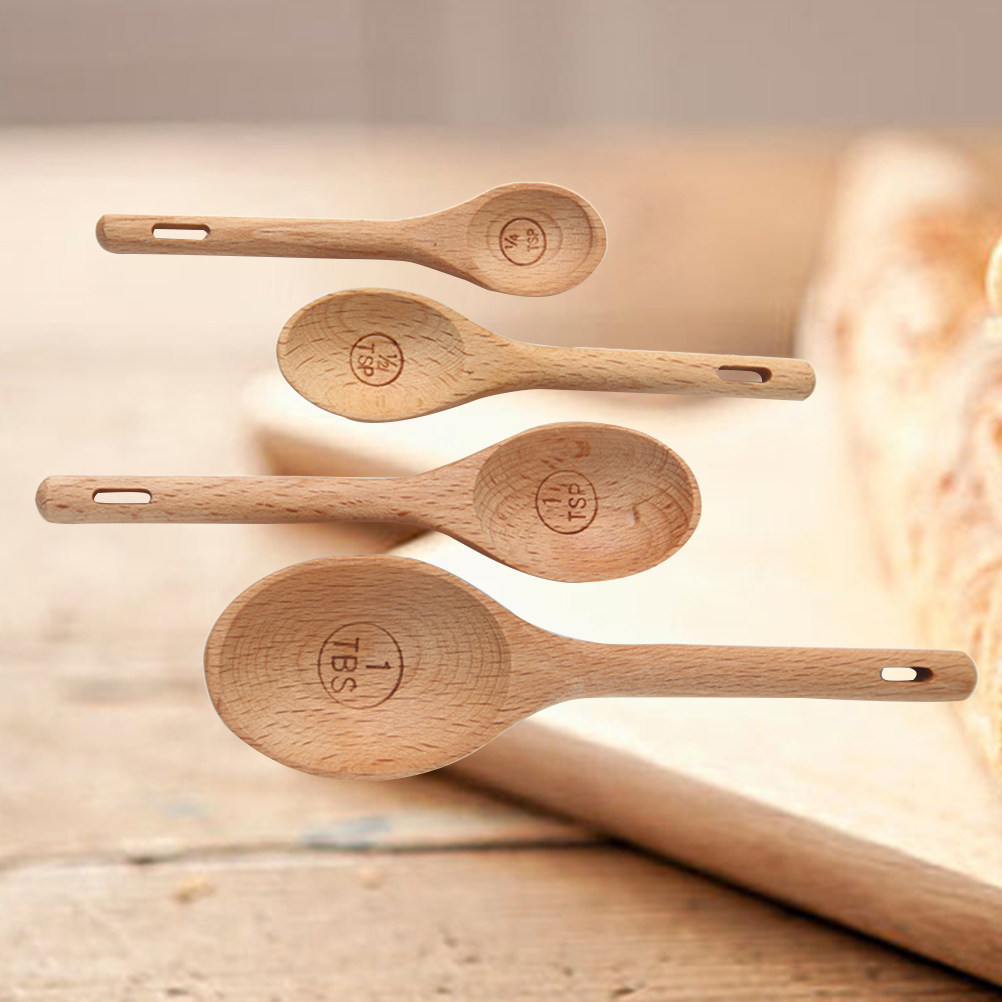 Baking (Kitchen Ingredient) - Lot de 4 cuillères doseuses en