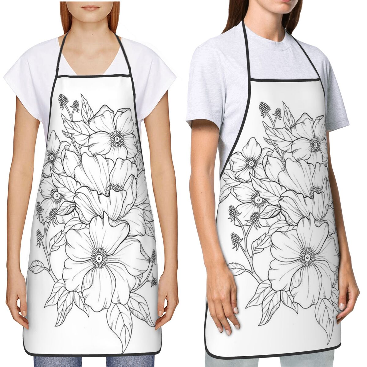 Tablier de cuisine à motif flo - Kitchen Baking Drawing avis et prix