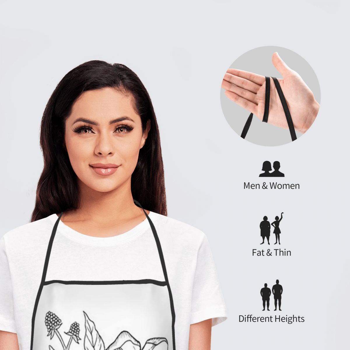 Tablier de cuisine à motif flo - Kitchen Baking Drawing avis et prix