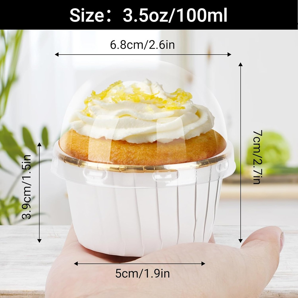 50 pièces Muffins tasse papier - Kitchen Paper For Baking avis et prix