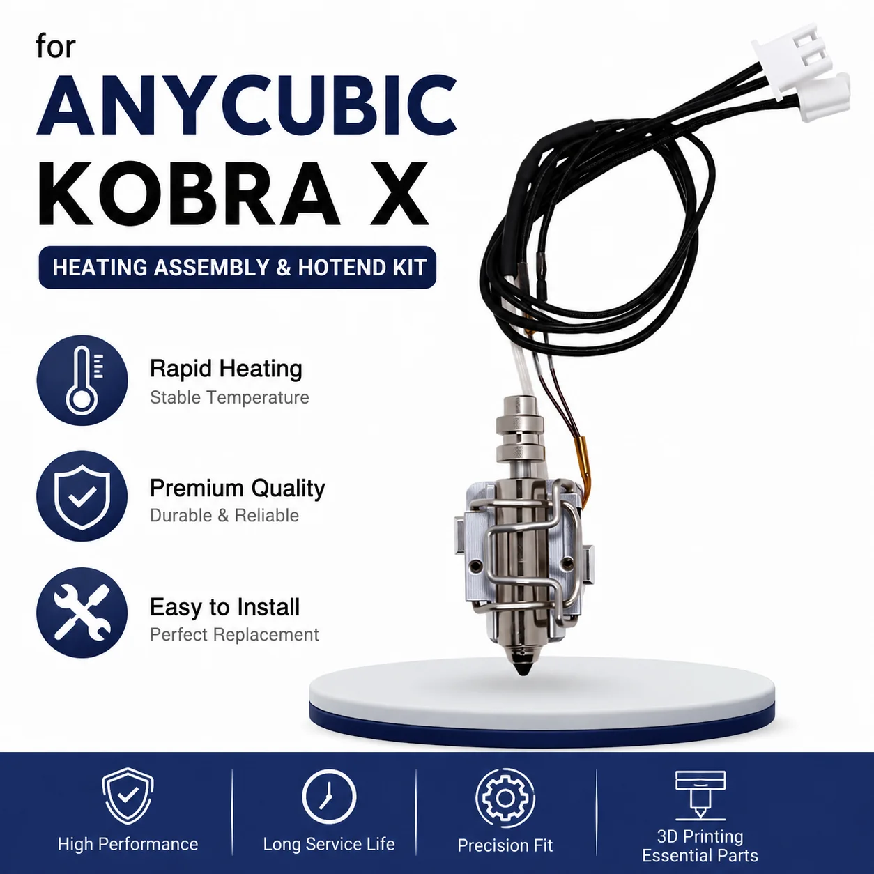 Kit de buse Hotend Anycubic Ko - Pastry Brush Silicone avis et prix