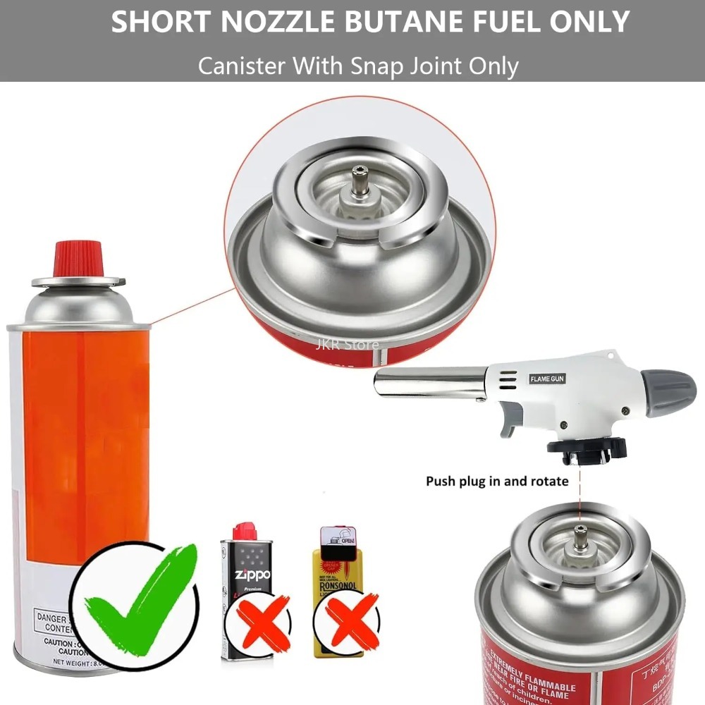 Chalumeau à gaz butane en méta - Kitchen Baking Torch avis et prix