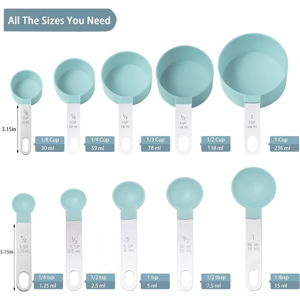 Ensemble de 10 tasses et cuill - Baking (Kitchen Ingredient) avis et prix