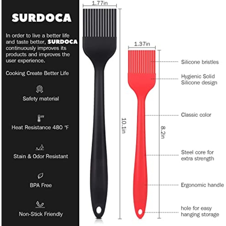 Pinceaux de cuisine en silicon - Pastry Brush Silicone avis et prix